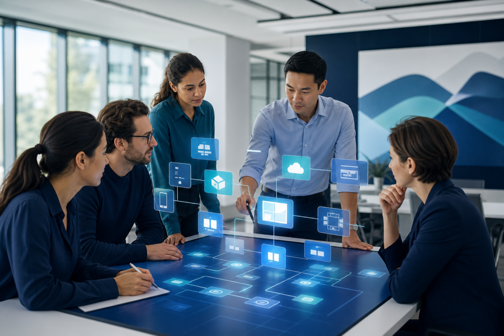 Enterprise team planning a headless CMS development checklist
