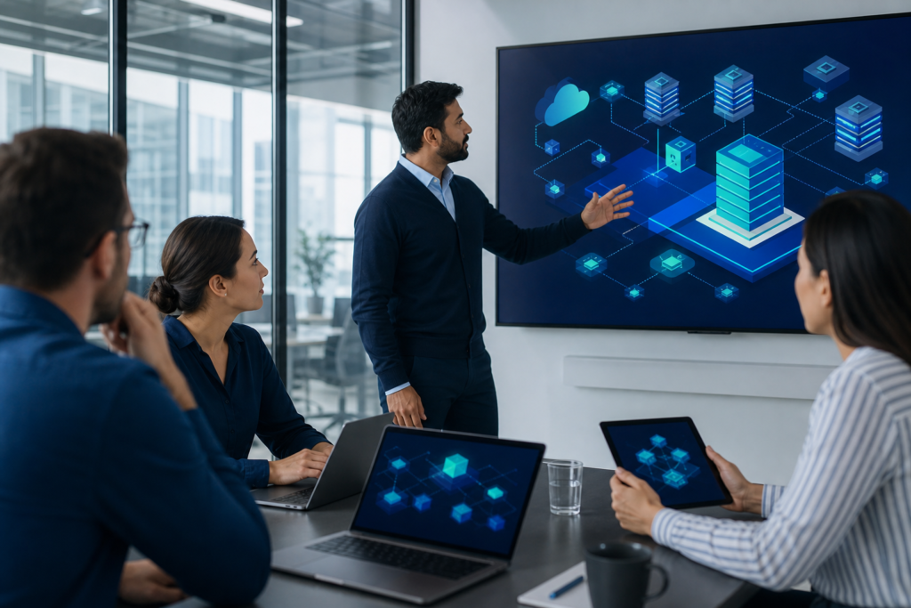 Enterprise team planning web application architecture for faster growth