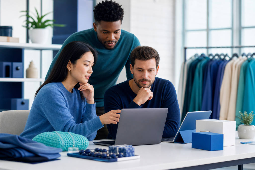 Team planning WooCommerce development for an online retail store